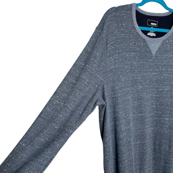 Sonoma Men’s Paramount Blue Double Knit Rayon Blend Crewneck Top - Picture 2 of 10